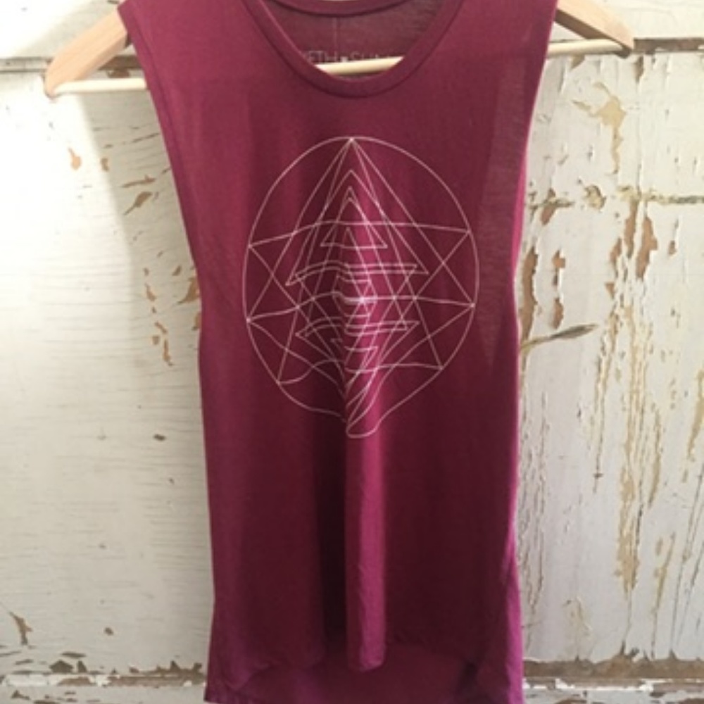Red Fifth Sun Workout/ Yoga Shirt
